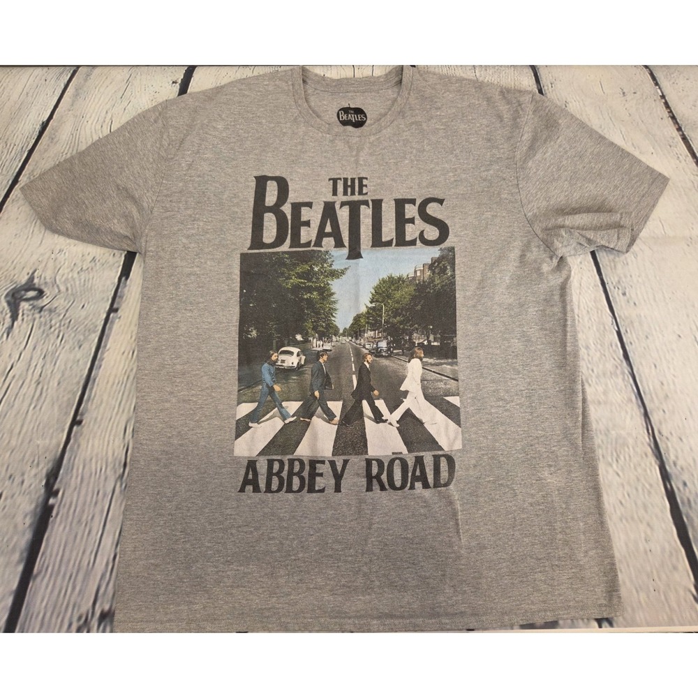 BEATLES Abbey Road Graphic Tee Gray ‎ Sz Xl
